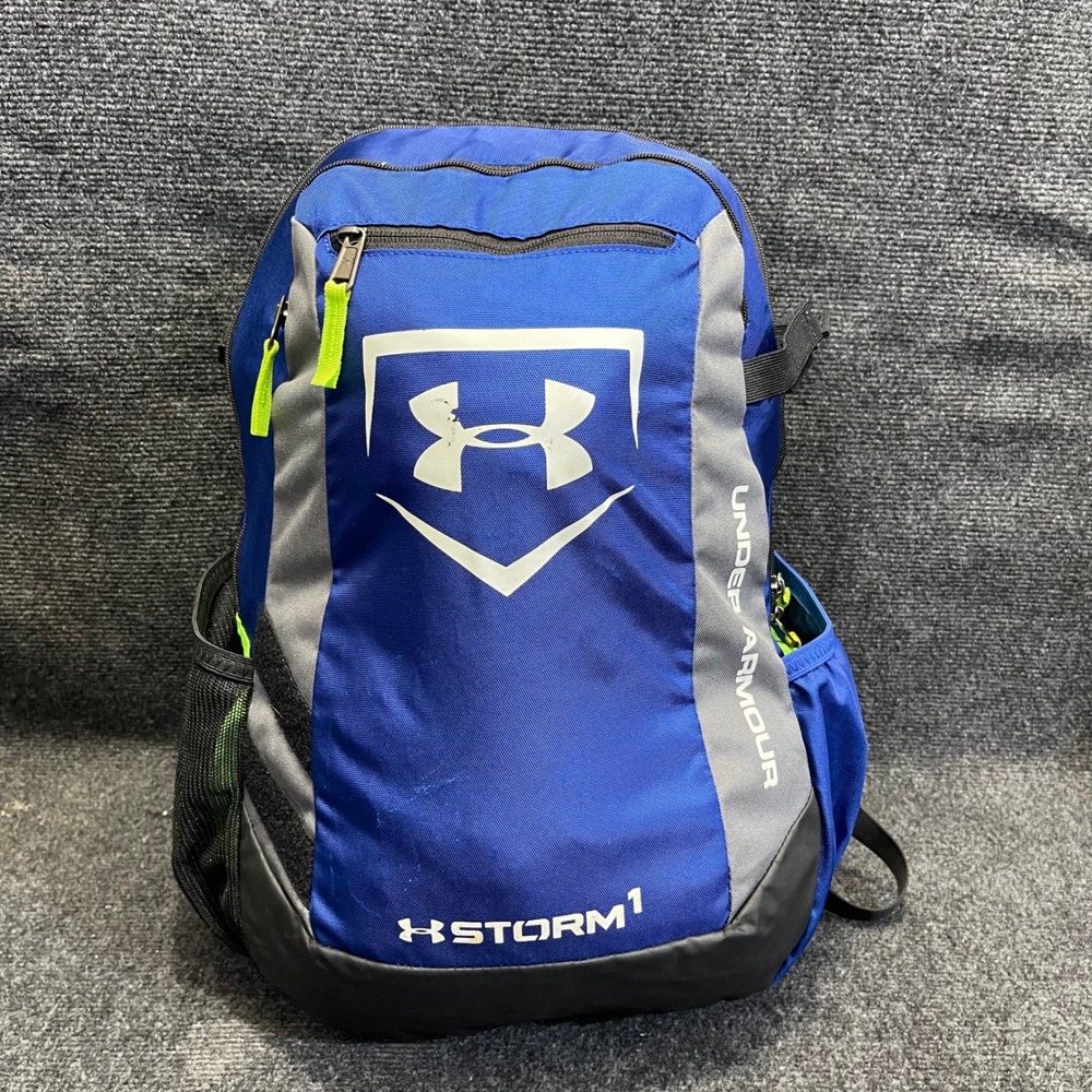 Under Armour UASB-HBP Blue/GRY Storm 1 Baseball Softball Hustle Batpack Backpack